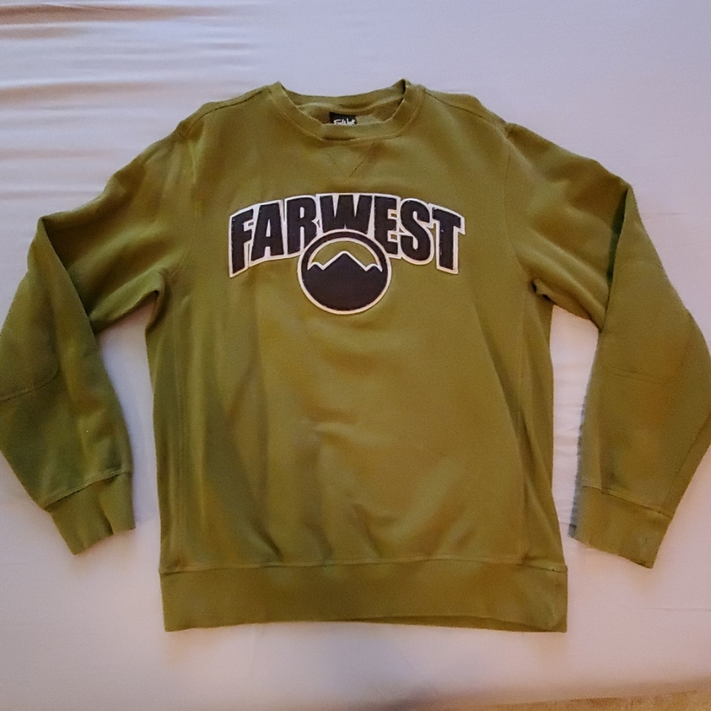 Men's M olive green sweatshirt